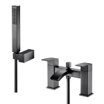Omega Vibe Matt Black Bath Shower Mixer Tap